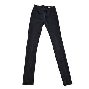 Imogene + Willie Imogene Slim Jeans Faded Black Made in USA Size 24 Womens